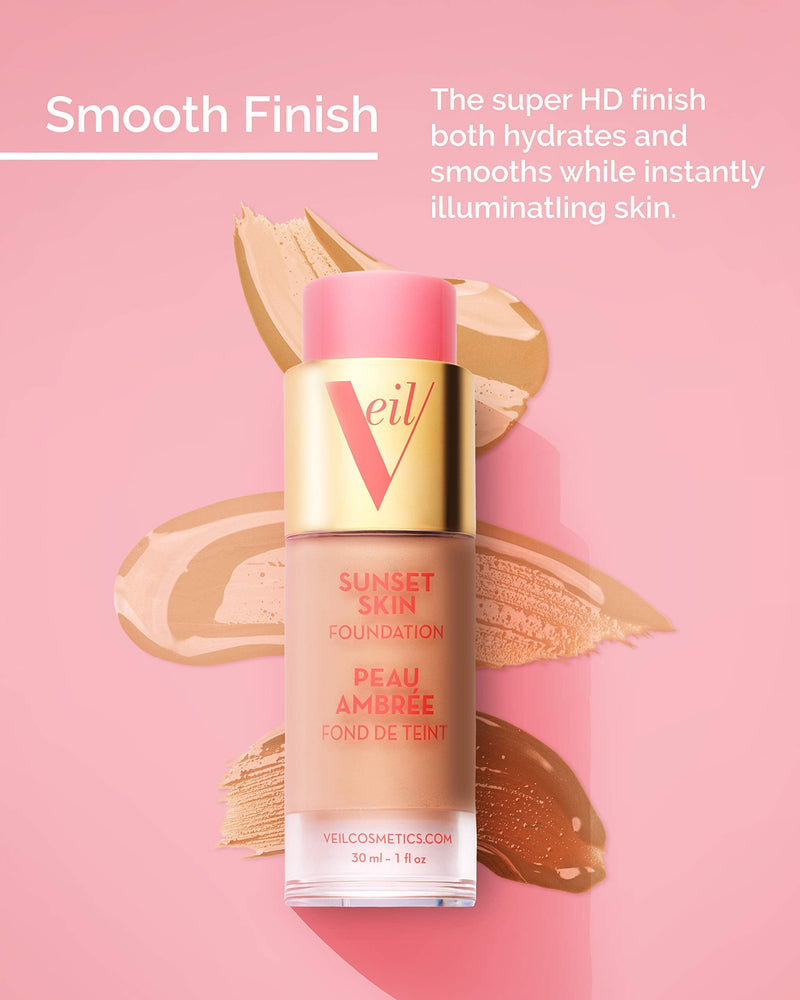 Veil Cosmetics Complexion Concealer & Foundation Bundle (2G) Veil Cosmetics