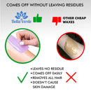 Wax Beans - Hard Wax Beads for Hair Removal - Brazilian Eyebrow Home Body Wax for Men Women 28oz Bella Verde