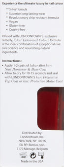 LONDONTOWN Lakur Nail Polish Lady Luck Dark Red LONDONTOWN