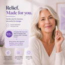 NeuEve Silk Vaginal Moisturizer for Menopause Relief | Long-Lasting Support for Women 55+ with Severe Dryness, Itching, Odor, & Irritation | All-Natural Hormone-Free | Phase 1 | 8ct, 1-Month Supply Infinity Warehouse