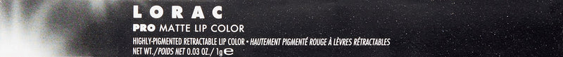 LORAC PRO Matte Lip Color, Tawny LORAC