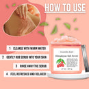 Himalayan Salt Body Scrub with Almond Oil, Exfoliating Mineral Formula, 10 oz Infinity Warehouse