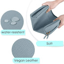 Small Vegan Leather Makeup Bag for Purse Travel Makeup Pouch Mini Cosmetic Bag for Women Girls Narwey Store