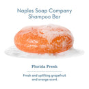 Naples Soap Company, 50-75 Use, Solid Shampoo Bar, Gentle, Sulfate Free, Eco-Friendly Haircare Helps Ensure Nourished and Healthy Hair, All Hair Types, Florida Fresh, 2.25 oz. Naples Soap Company Naturally Better Skin Care