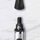 Oral-B Clic Manual Toothbrush, Chrome Black, with 1 Bonus Replacement Brush Head and Magnetic Toothbrush Holder Oral-B