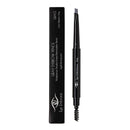 Eye Embrace Grace: Medium Gray Eyebrow Pencil – Waterproof, Double-Ended Automatic Angled Tip & Spoolie Brush, Cruelty-Free Eye Embrace