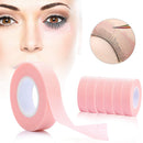 6 Rolls Eyelash Tape, Adhesive Fabric Eyelash Extension Tape, Breathable Micropore Fabric Tape for Eyelash Extension Supplies,9 m/10 yard Each Roll (Pink) JASSINS