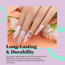 Beetles Bridesmaid Beauty Classic Dip Powder Nail Kit Starter - Nude Gray Pink 6 Colors Nail Dipping Powder Kit for French Nail, No LED Nail Lamp Needed Manicure Kit Nail Art DIY Home Gift Box beetles Gel Polish Store