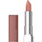 Maybelline Color Sensational Lipstick, Lip Makeup, Cream Finish, Hydrating Lipstick, Nude, Pink, Red, Plum Lip Color, Nearly There, 0.15 oz; (Packaging May Vary) Maybelline New York
