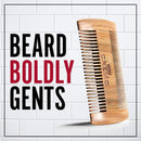 Cremo Dual-Sided Beard Comb for Grooming and Shaping Facial Hair - Made from Verawood To Prevent Snags and Static Cremo