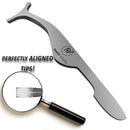 False Eyelash Applicator: Eyelash Extensions Tweezers for Easy Lash Application and Removal – Adjust and Repair Your Lashes in an Instant – Stainless Steel (Silver) Rapid Vitality
