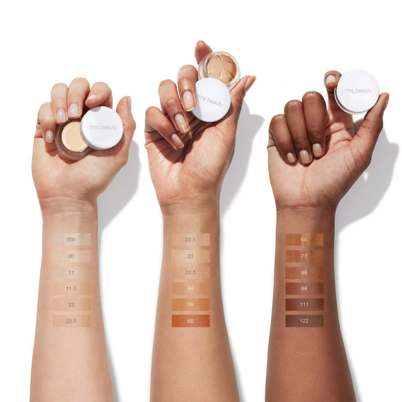 RMS Beauty “Un” Cover-Up Concealer - Organic Cream Concealer & Foundation, Hydrating Face Makeup for Healthy Looking Skin - No.00 (0.2 Ounce) RMS Beauty