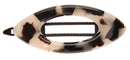 France Luxe Mini Cutout Oval on Plastic Tige Boule Barrette - Ivory Tokyo France Luxe