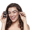 Arches & Halos - Duo Luxury Brow Powder - Dark Brown - Eyebrow Styling Cosmetics Palette, Powder, Tinting, Contouring, Precise Brow Definer - Hypoallergenic, Vegan - .088 oz, Dark Brown Arches & Halos