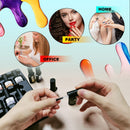 Gel Nail Polish Set 9 Pcs, Popular Nail Art Colors UV LED Soak Off Nail Gel Kit (6+3) Erarrow