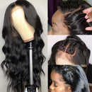 QTHAIR 12a Lace Closure Wigs Pre Plucked Natural Hairline with Baby Hair Brazilian Virgin Body Wave Human Hair Wigs for Black Women 4x4 Lace Frontal Closure Wigs 150% Density Natural Color 26 inch QTHAIR Store