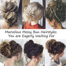 EMERLILY Messy Bun Hair Piece Synthetic Scrunchy Tousled Updo Hair Extensions Ponytail Curly Hair Pieces for Women EMERLILY