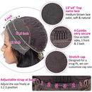 Hermosa Body Wave Lace Front Wigs Human Hair 150% Density Per Plucked 13x4 Human Hair Wigs for Women With Baby Hair (16 inch, Natural color) Hermosa Store