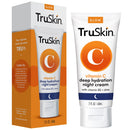 TruSkin Vitamin C Night Cream, a Collagen Supporting Blend including Vitamin B5, Botanical Essential Oils, and Organic Aloe Vera for Anti Aging, Brightening and Firming Skin, Face, and Neck TruSkin Naturals