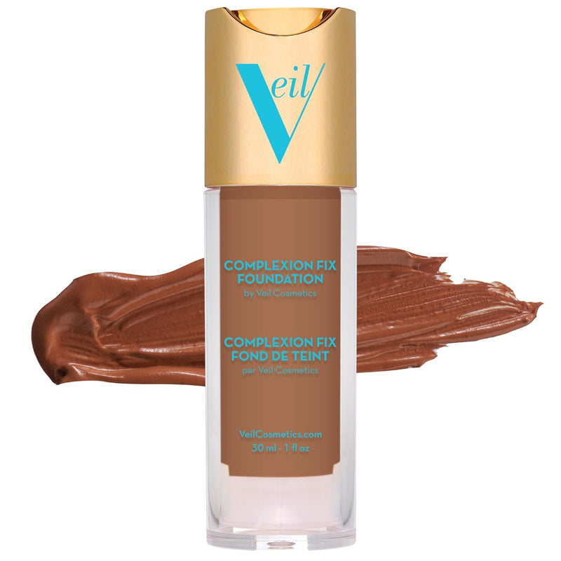 Veil Cosmetics Complexion Fix Liquid Foundation – Buildable Coverage – Water-Resistant, Hypoallergenic, Oil-Free, Cruelty-Free & Vegan – Lightweight & Brightening – Long Lasting (2N Light Neutral) Infinity Warehouse