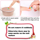 96 Pcs Kids Fake Nails Press on Nails for Girls Pre-glue Full Cover Short False Nails Children Nails Lovely Gift for Children(Refreshing and Cute) JANYUN