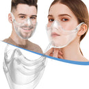 BeiYoYo Durable Clear Face Mask, Reusable Transparent Face Protection, Visible Expression，Breathable and Prevent Glasses Fog (2pcs) Beiyoyo