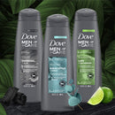 Dove Men+Care Revitalizing 2-in-1 Shampoo and Conditioner For Cleaner, Revitalized Hair Eucalyptus & Birch Plant-Based Cleansers, 90% Naturally Derived Men's Shampoo 12 oz 4 Count DOVE MEN + CARE