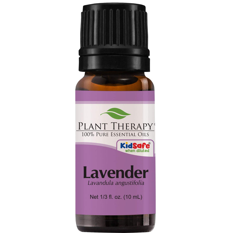 Plant Therapy Lavender Essential Oil 100% Pure, Undiluted, Therapeutic Grade, for Aromatherapy Diffuser and Body Care Use, 10 mL (1/3 oz) Plant Therapy