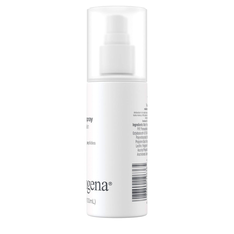 Neutrogena Healthy Skin Radiant Makeup Setting Spray, Long-Lasting, Formulated with Antioxidants & Peptides Weightless Face Setting Mist for Healthy Looking, Glowing Skin, 3.4 fl. oz Neutrogena