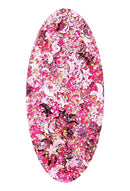 CAI BEAUTY NYC Pink Glitter | Easy to Apply, Easy to Remove Chunky Glitter for Body, Face and Hair | Bag Pouch | Holographic Cosmetic Grade Glamour CAI BEAUTY NYC