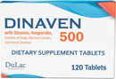 Dulac Dinaven 500, Micronized Diosmin Hesperidin Dietary Supplement 1000mg per serving, Horse Chestnut Extract, Butcher’s Broom & Red Grape Extract, Leg Circulation Support, 60 Tablets, Made in Italy Infinity Warehouse