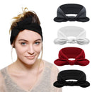 DRESHOW 4 Pack Bow Headband for Women Knotted Hair Band Facial Cloth Headbands DRESHOW Store