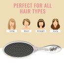 Wet Brush Disney Original Detangler Brush Princess Wholehearted - Rapunzel, Silver - All Hair Types - Ultra-Soft IntelliFlex Bristles Glide Through Tangles with Ease Wet Brush