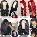 Wingirl Lace Front Human Hair Wigs for Women Pre Plucked Hairline 220% Denisty Brazilian Body Wave Lace Front Wigs with Baby Hair Natural Color(20Inch, 220% Denisty) Wingirl Store