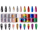 Makartt 20PCS 15ML Nail Art Foil Glue Gel with 2.5cm100cm Starry Sky Star Foil Stickers Set Nail Transfer Tips Manicure Art DIY 24 PCS 8ML Pastel Gel Nail Colors Gel Makartt