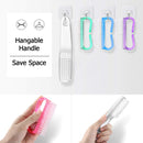 Handle Grip Nail Brush, Larbois Hand Fingernail Brush Cleaner Scrubbing Kit Pedicure for Toes and Nails Men Women (4 Pack) (Color-2) Larbois