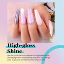 Beetles Gel Nail Polish Kit, 6 Colors Candy Land Collection Spring Summer Popular Pastel Gel Polish, Soak Off LED Gel Polish Set DIY Nail Home Gift for Women beetles Gel Polish Store