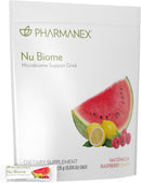 Nu Skin Pharmanex Nu Biome | 30 Count | Prebiotics & Postbiotics Powder | Fiber Drink Mix | Gut Support | Travel-Friendly Fiber Packets | Includes Caffeine | Plant-Based Fiber Infinity Warehouse
