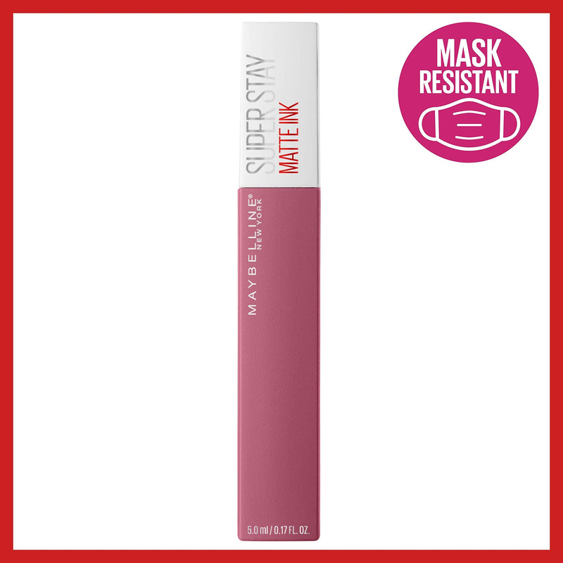 Maybelline New York SuperStay Matte Ink Liquid Lipstick, City Edition, Inspirer, 0.17 Ounce Maybelline New York