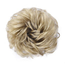 Messy Bun Hair Piece Scrunchy Hair Extensions Tousled Updo Ponytail With Synthetic Hair Elastic Rubber Band Accessories Ash Blonde Aileam Store
