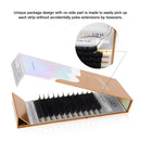 LASHVIEW Eyelash Extensions,Individual Lashes,Ellipse Eyelash Extensions 0.15mm D+ Curl 14mm Flat Lashes Eyelash Extensions Beauty Salon Use LASHVIEW