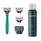 Harry's Razors for Men - Men's Razor Set with 3 Razor Blade Refills, Travel Blade Cover, 4 oz Shave Gel (Tropical Green) Harry's Store