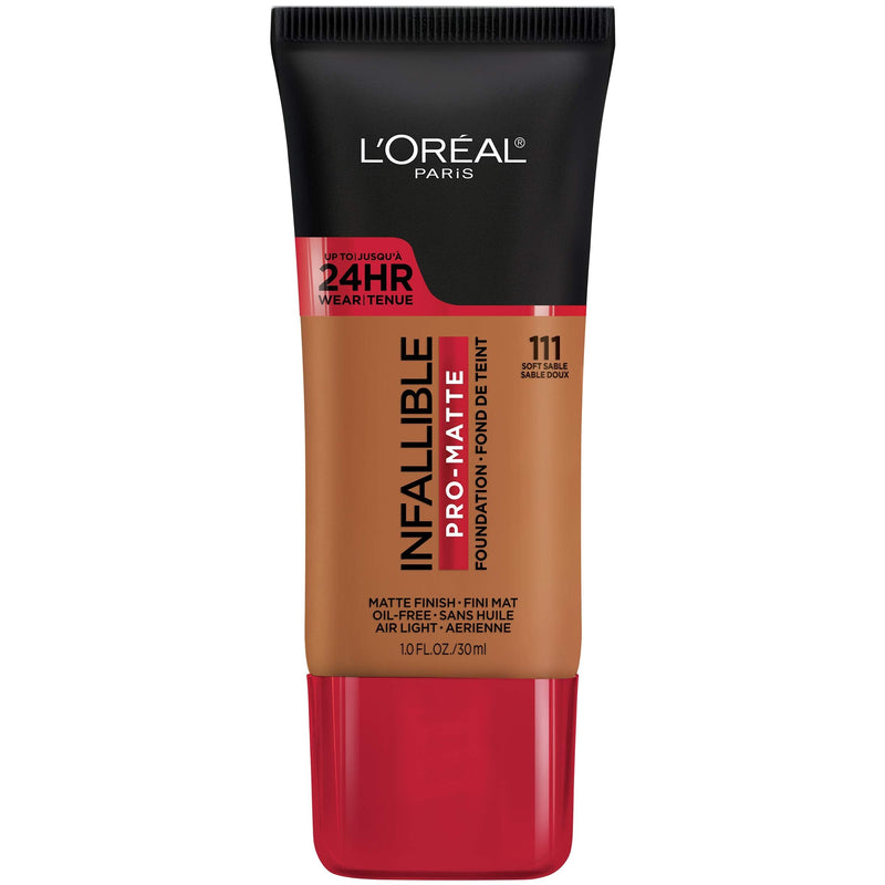 L'Oreal Paris Infallible Pro-Matte Foundation, Soft Sable [111], 1 fl; oz. L'Oreal Paris Store