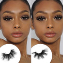 SY SHUYING 25mm Lashes 3D Faux Mink Lashes Fluffy Dramatic False Eyelashes 6D Wispy Long Handmade Fake Lashes Cruelty-Free & Reusable Thick Full Strip Eye Lashes Pack 4Pairs SY SHUYING