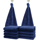 Sinland Microfiber Facial Cloths Fast Drying Washcloth 12inch x 12inch (Pack of 10, Navy Blue) SINLAND Store
