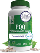 Health Thru Nutrition PQQ 20mg 120 Servings Pyrroloquinoline Quinone as PureQQ | Promotes Mitochondrial Biogenesis | Certified Vegan | Non-GMO Gluten Soy Free Capsules| Clean Label PQQ Supplement Infinity Warehouse