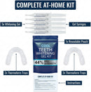 Teeth Whitening Gel with Trays 44% Carbamide Peroxide 5 Syringes - 50+ Uses Infinity Warehouse