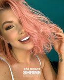 Shrine Drop It Temporary Hair Color - Mix Dye With Conditioner - Create Unique Shades - Semi-Permanent Bright Colors Blend Easily - Multi-Use - Vegan & Cruelty-Free - 200 Drops Per Bottle (Peach) SHRINE