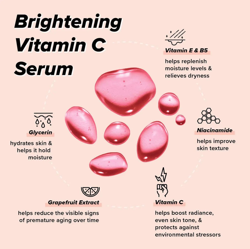I DEW CARE Bright Side Up Brightening Vitamin C Serum with Niacinamide | Korean Skincare, Anti Aging, Vegan, Cruelty-free, Paraben-free I DEW CARE Store