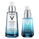 Vichy Mineral 89 Booster, Pure Hyaluronic Acid Serum for Face with Volcanic Mineral Water for Skin Barrier Repair, Plumps & Hydrates, Lightweight Moisturizing Gel, Oil-Free, Non-Sticky Infinity Warehouse